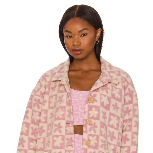 Beach Riot Skye Jacket, mod flower check - Picture 10 of 10